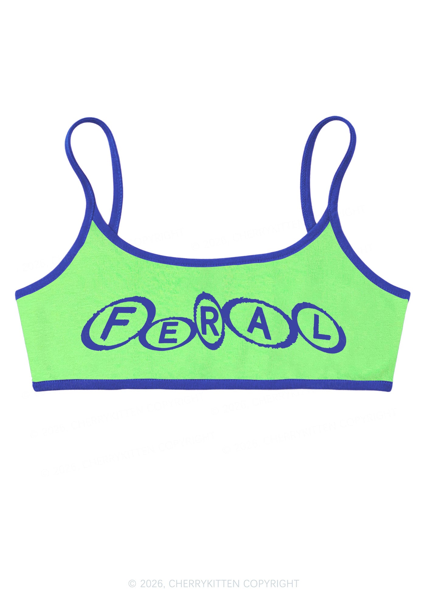 Feral Y2K Super Crop Cami Cherrykitten