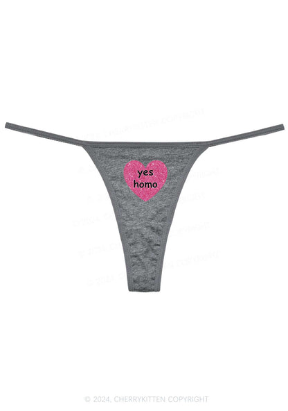 Yes Homo Y2K Flat String Thong Cherrykitten