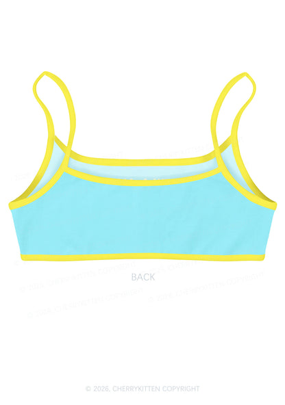 Fill Me With Cxm Ducks Y2K Print Super Crop Cami Cherrykitten
