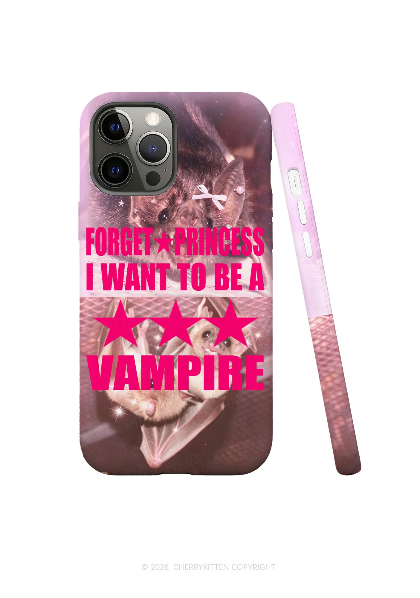 Halloween Want To Be Vampire Y2K Phone Case Cherrykitten