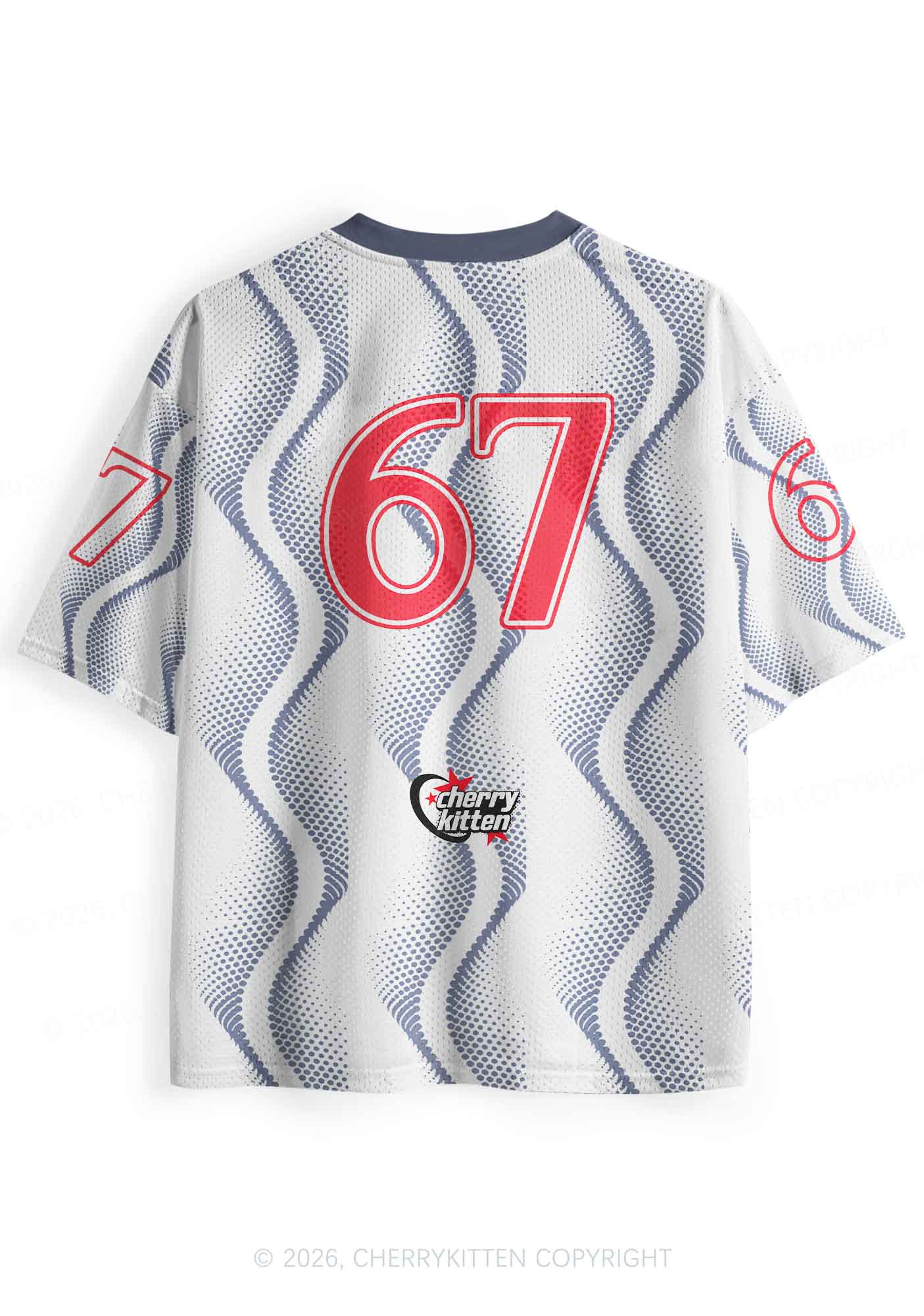Ride A Cowgirl Blue Wave Pride Y2K Sport Jersey Shirts Cherrykitten