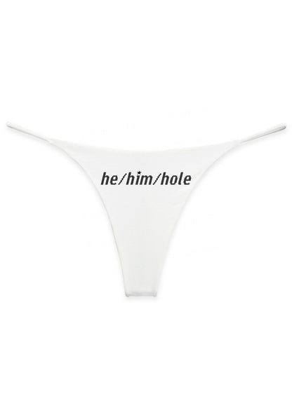 He Him Hole Pride Y2K Bikini String Thong Cherrykitten
