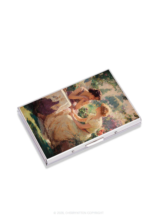 Garden Chat Pride Y2K Mirror Cigarette Case Cherrykitten