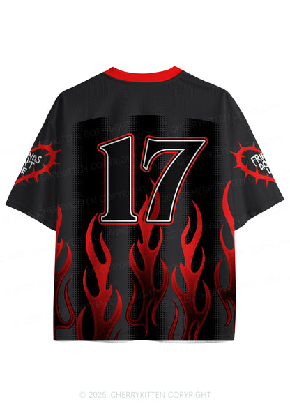 Custom Fire Things Y2K Sport Jersey Shirts Cherrykitten