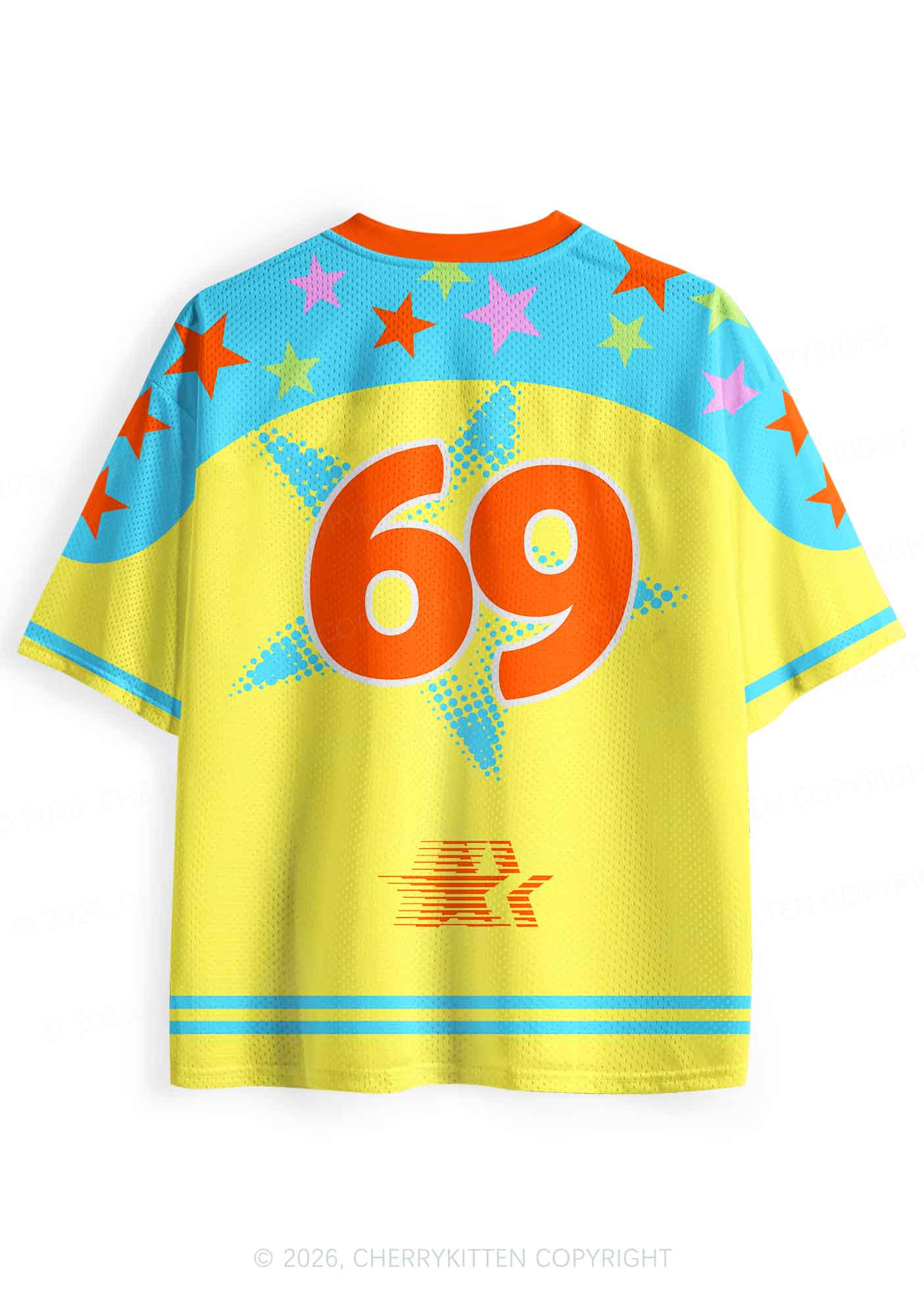 Autistic Cxxt Stars Y2K Sport Jersey Shirts Cherrykitten