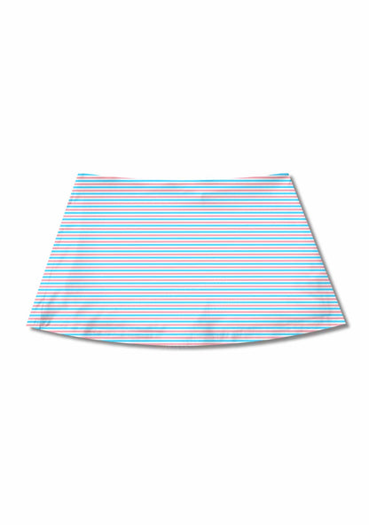 Trans Stripes Pride Y2K Print Mini Skirt Cherrykitten