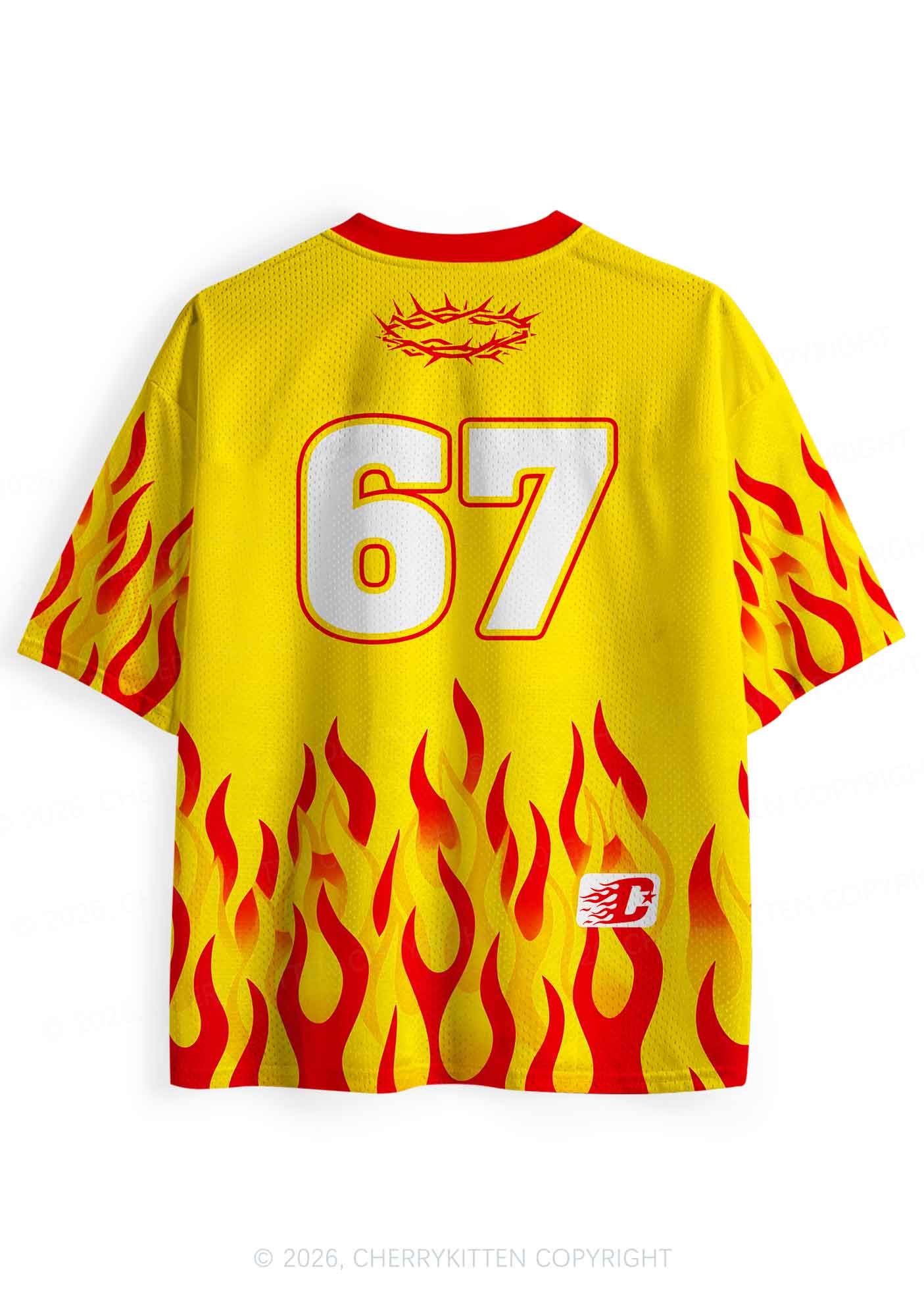 Yellow Gods Favorite Fag Pride Y2K Sport Jersey Shirts Cherrykitten