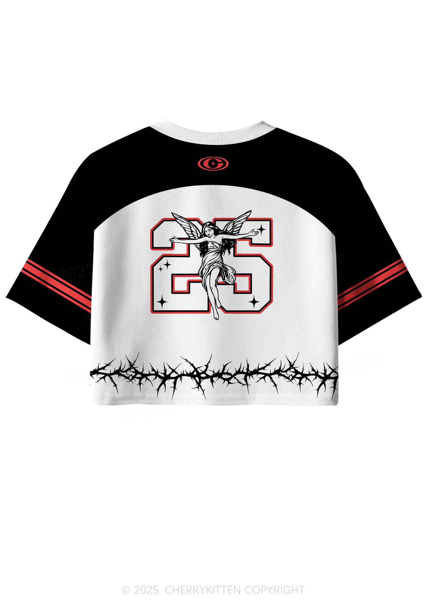 Custom Angel From Hell Y2K Crop Sport Jersey Shirts Cherrykitten