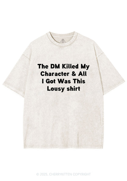 Killed Character I Got Lousy Y2K Shirts Washed Tee Cherrykitten