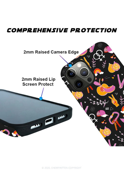 Lesbian Symbols Pride Y2K Phone Case Cherrykitten