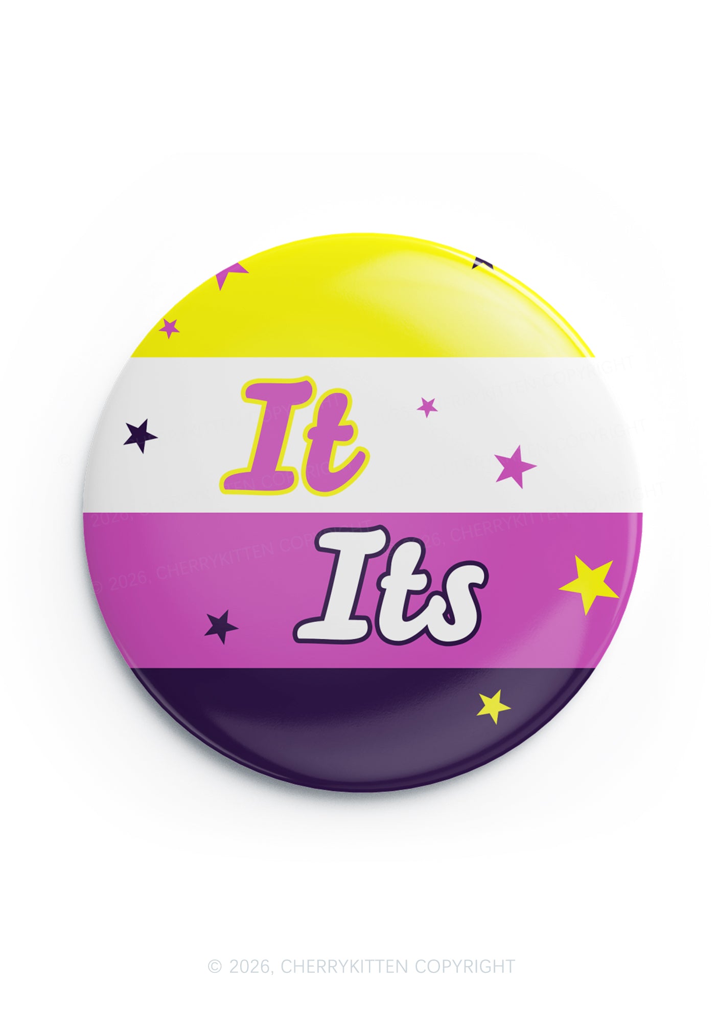 It Its Pride 1Pc Y2K Pin Badge Cherrykitten
