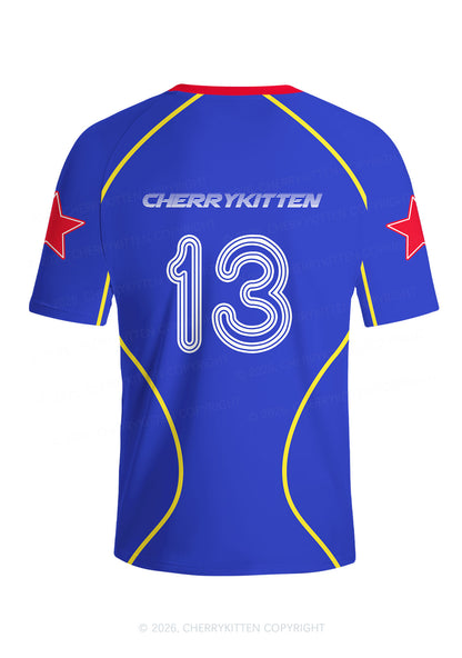 Choke Me Y2K Football Jersey Shirts Cherrykitten