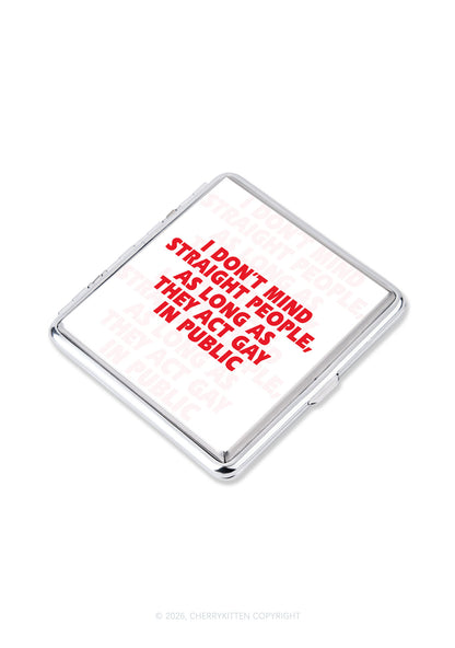 Act Gay In Public Pride Y2K Cigarette Case Cherrykitten