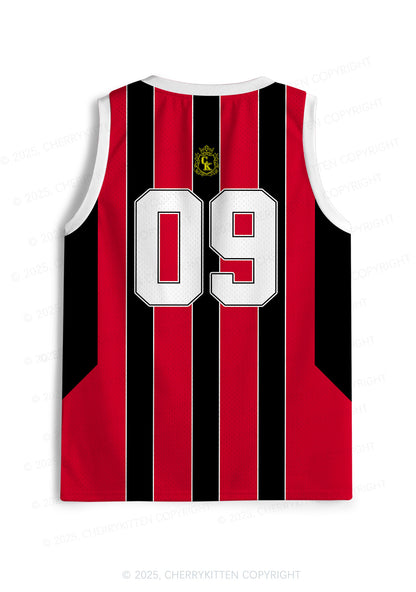Custom Red Star Girl Y2K Sport Jersey Tank Cherrykitten
