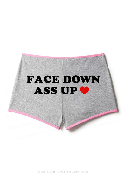 Face Down Y2K Booty Shorts Cherrykitten