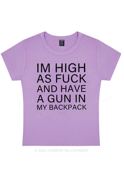 Im High Y2K Baby Tee Cherrykitten