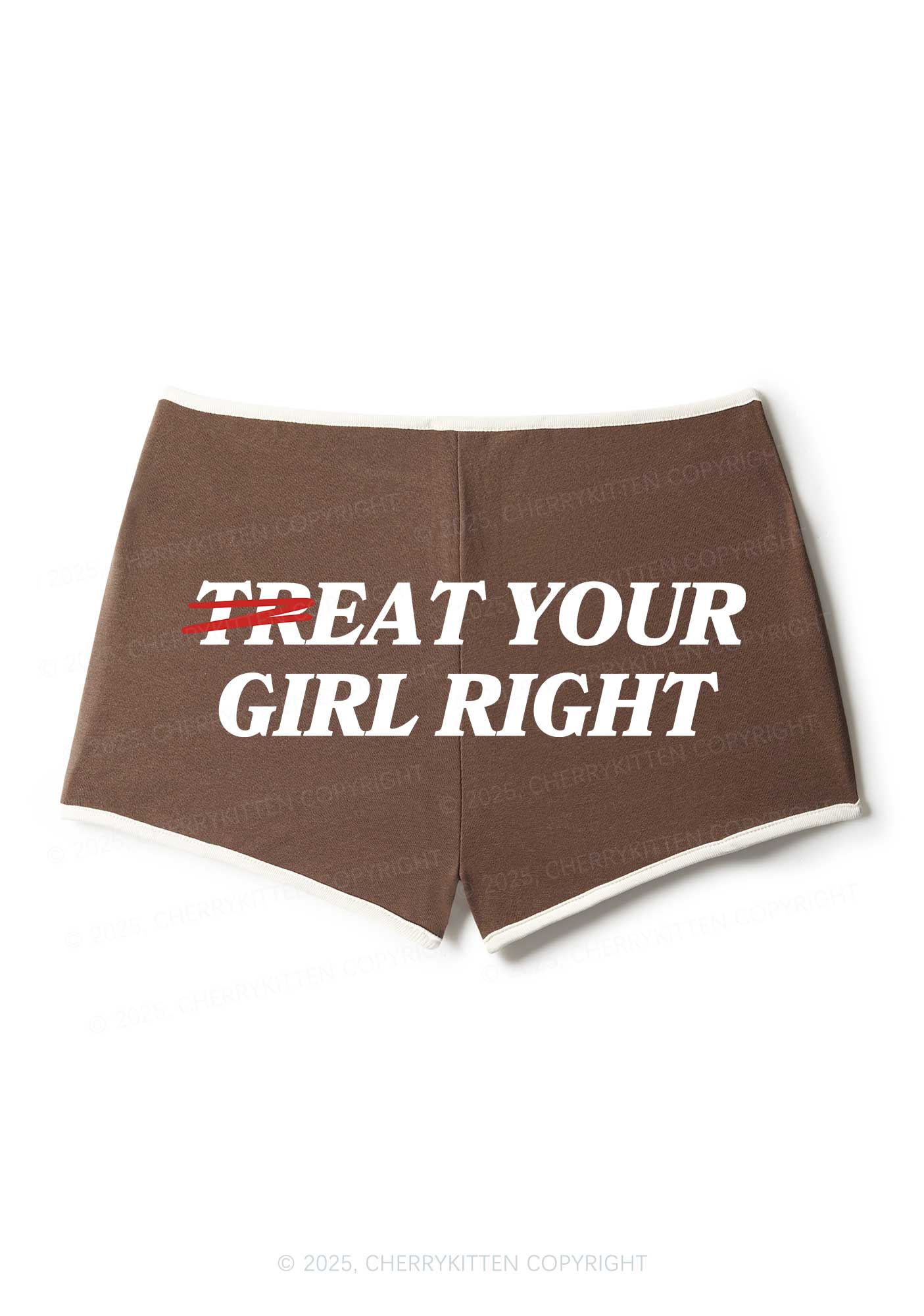 Treat Your Girl Right Y2K Booty Shorts Cherrykitten