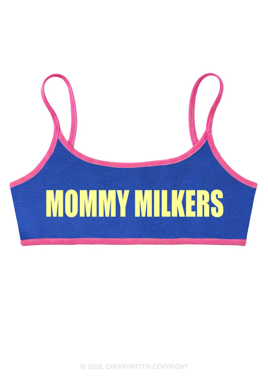 Mommy Milkers Y2K Super Crop Cami Cherrykitten