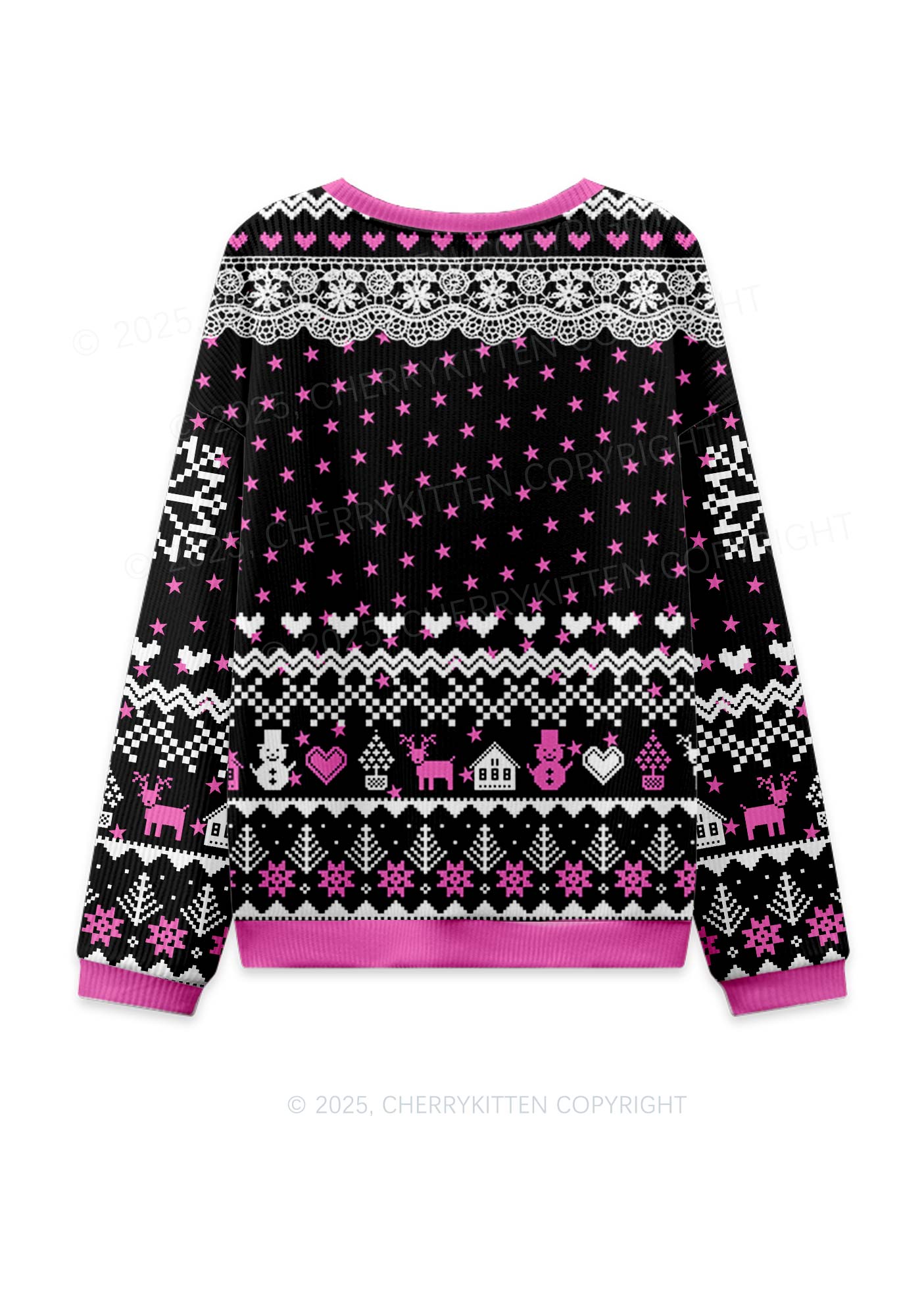 Future Mxxf Y2K Christmas Knit Sweatshirt Cherrykitten