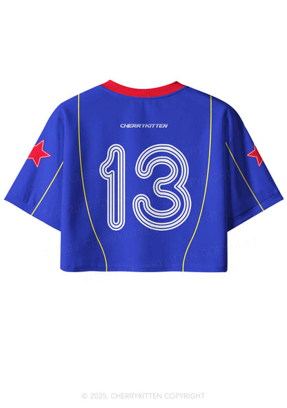 Custom Choke Me Y2K Crop Sport Jersey Shirts Cherrykitten
