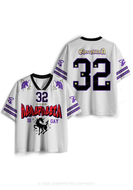 Custom Homophobia Is Gay Pride Y2K Sport Jersey Shirts Cherrykitten