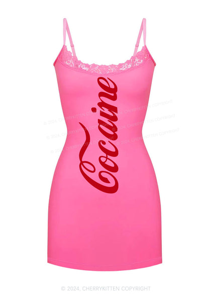 Special Cola Y2K Lace Slip Dress Cherrykitten