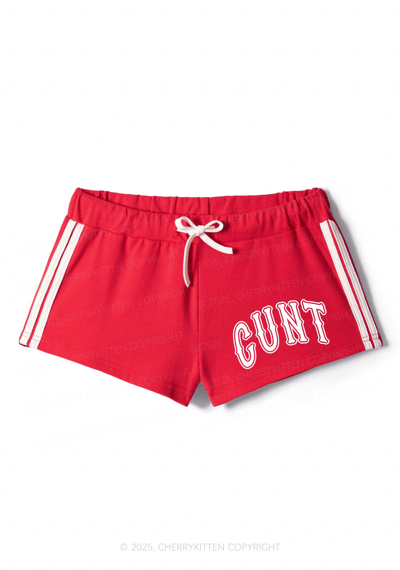 Cxxt Y2K Drawstring Mini Shorts Cherrykitten