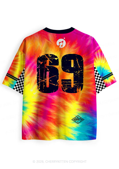 Kiss More Rave Girls Y2K Sport Jersey Shirts Cherrykitten