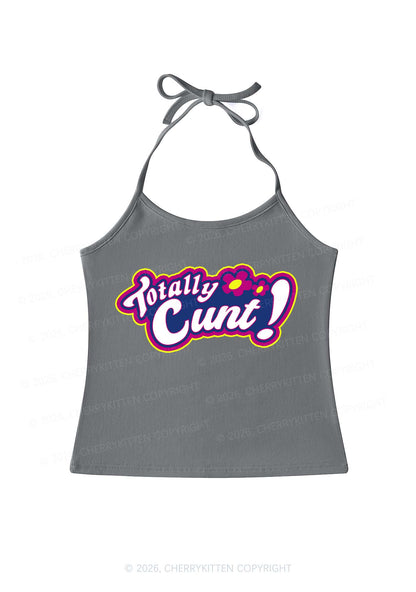 Totally Cxxt Y2K Halter Neck Cami Cherrykitten