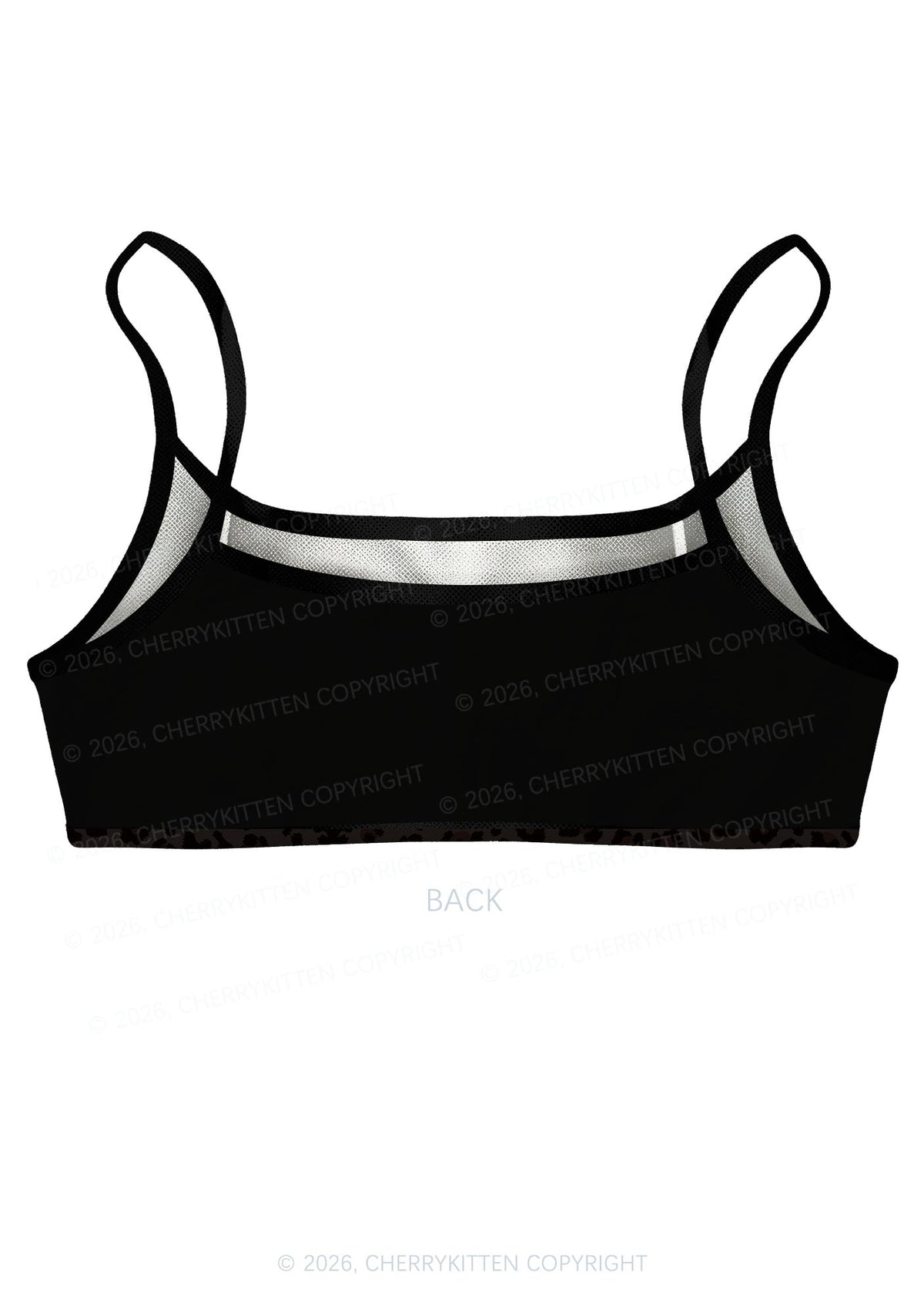 Lingerie Bxxbs Y2K Print Super Crop Cami Cherrykitten