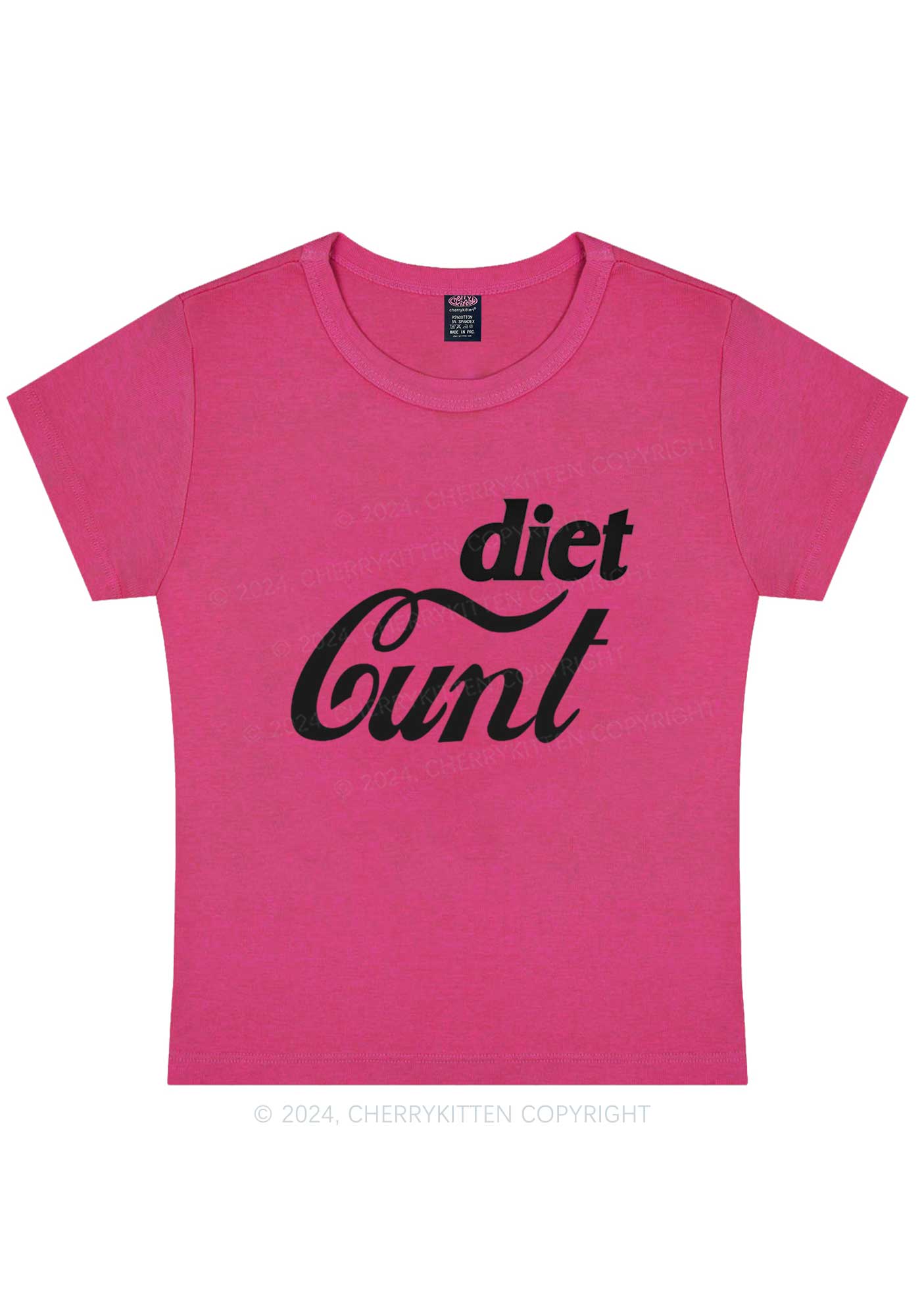 Diet Cxxt Y2K Baby Tee Cherrykitten