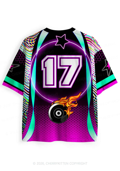 Dibs On The DJ Vinyl Record Y2K Sport Jersey Shirts Cherrykitten