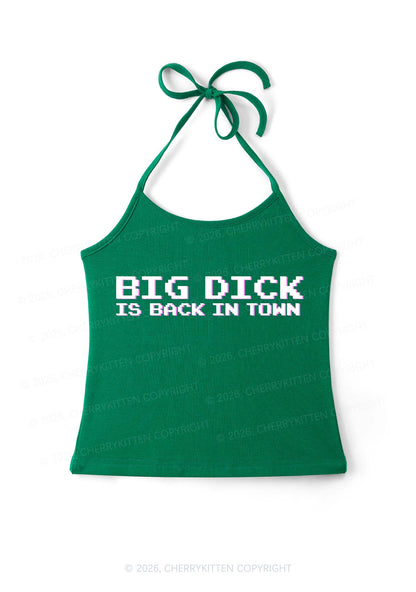 Big Is Back In Town Y2K Halter Neck Cami Cherrykitten