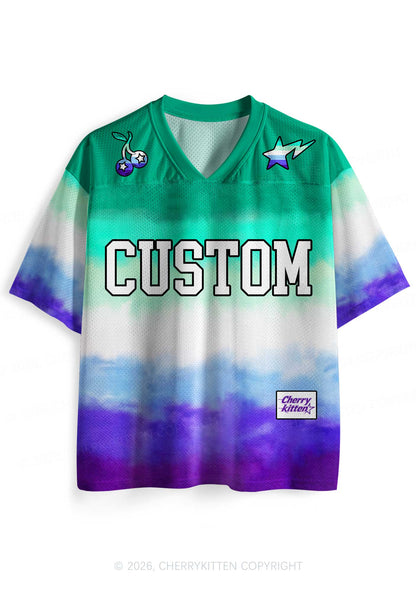 Custom Gay Flag Colors Pride Y2K Sport Jersey Shirts Cherrykitten
