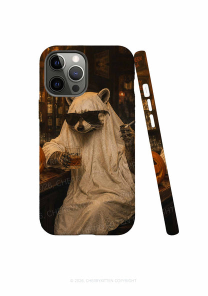 Halloween Ghost Raccoon Bar Y2K Phone Case Cherrykitten