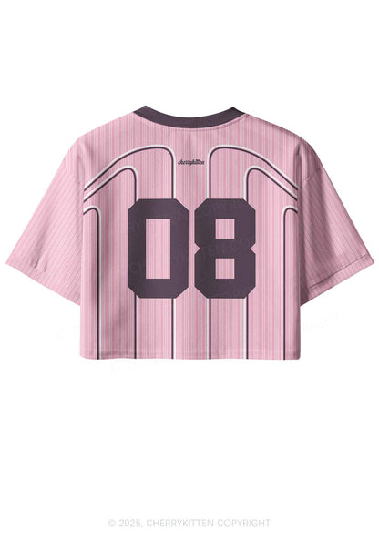 Custom Pink Ratz Y2K Crop Sport Jersey Shirts Cherrykitten