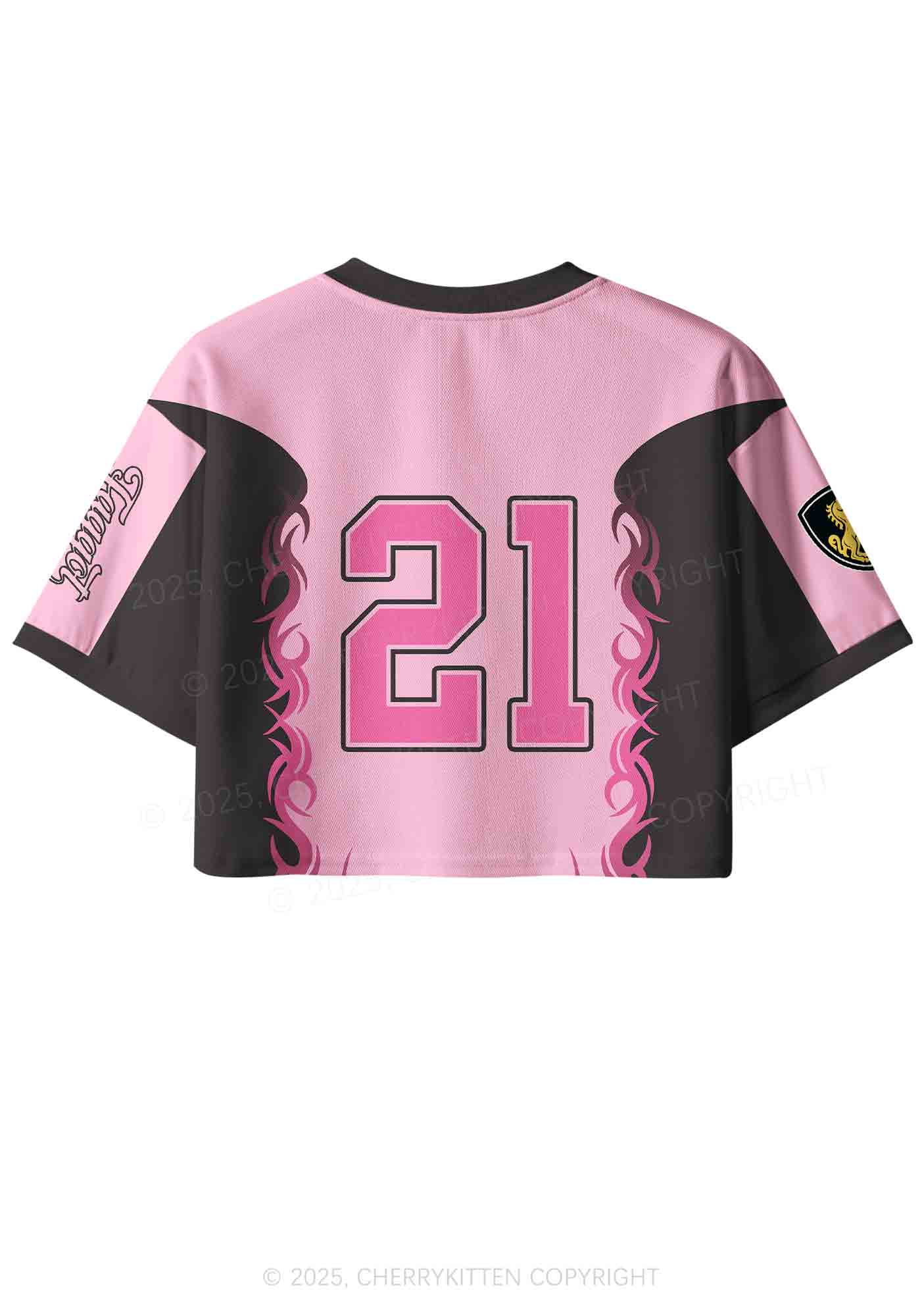 Custom Unicorn Faggot Pride Y2K Crop Sport Jersey Shirts Cherrykitten