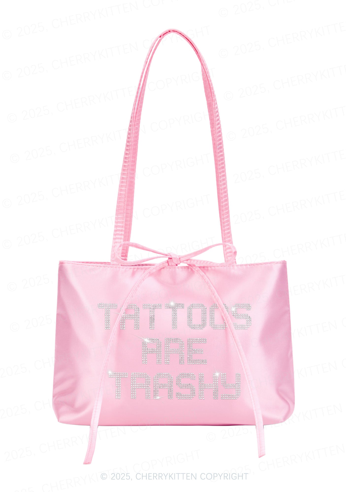 Rhinestone Tattoos Are Trashy Y2K Satin Bags Cherrykitten