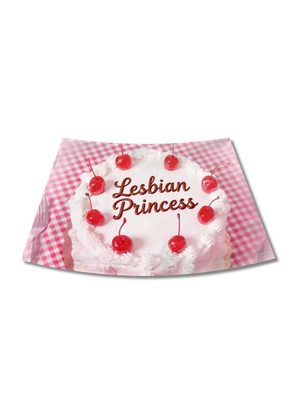 Blush Lesbian Princess Cake Pride Y2K Print Mini Skirt Cherrykitten