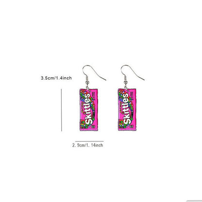 Rainbow Candy Y2K Earrings Cherrykitten