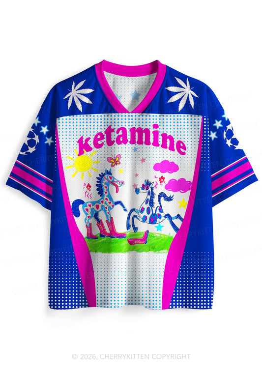 Heart Spotted Pony Y2K Sport Jersey Shirts Cherrykitten