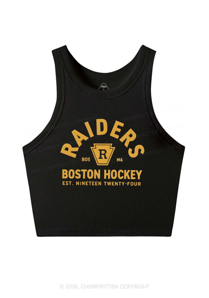 Boston Hockey HR Y2K Crop Tank Top Cherrykitten