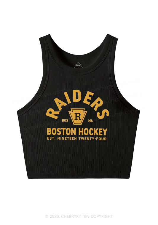 Boston Hockey HR Y2K Crop Tank Top Cherrykitten