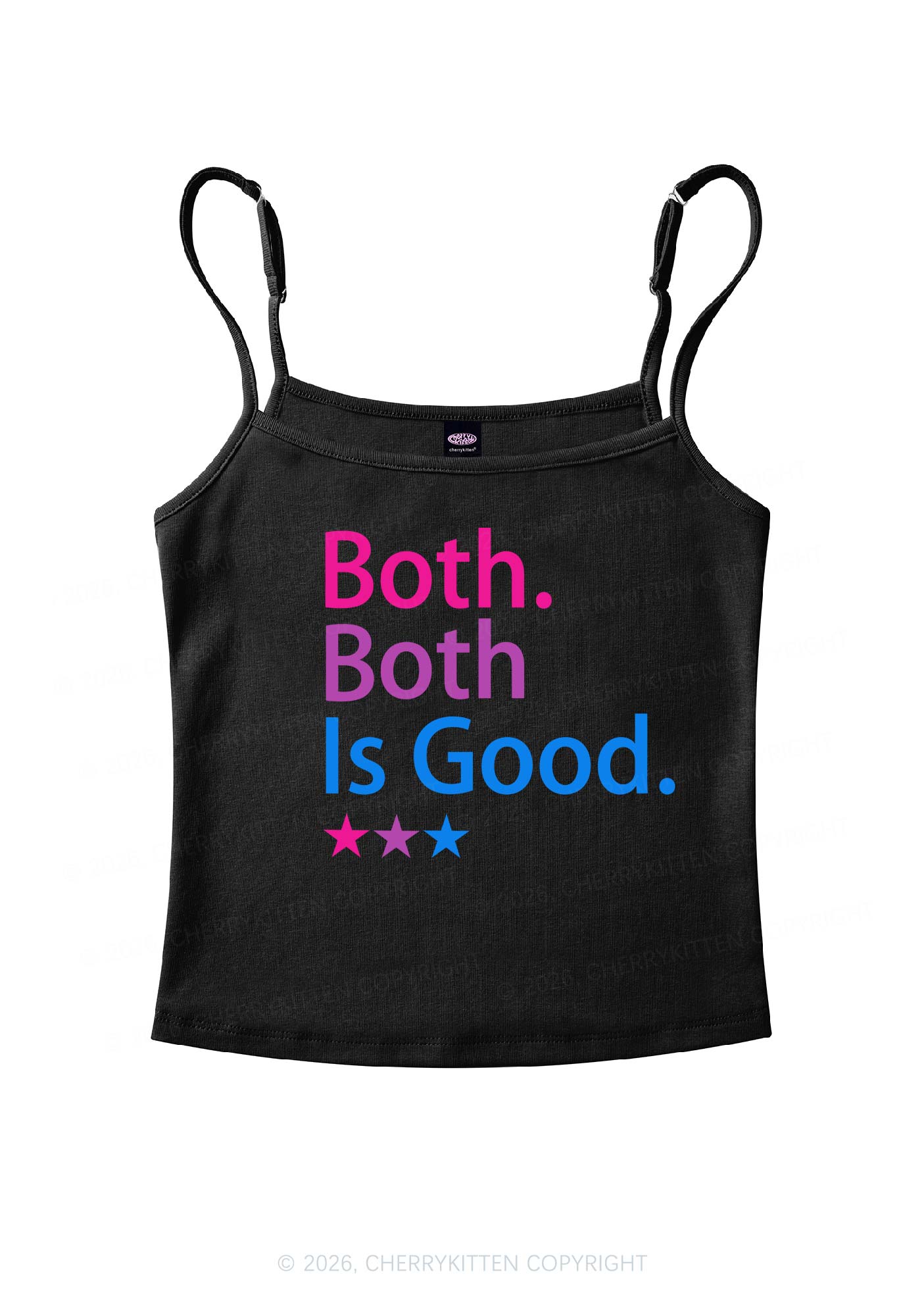 Both Is Good Pride Y2K Spaghetti Strap Cami Cherrykitten