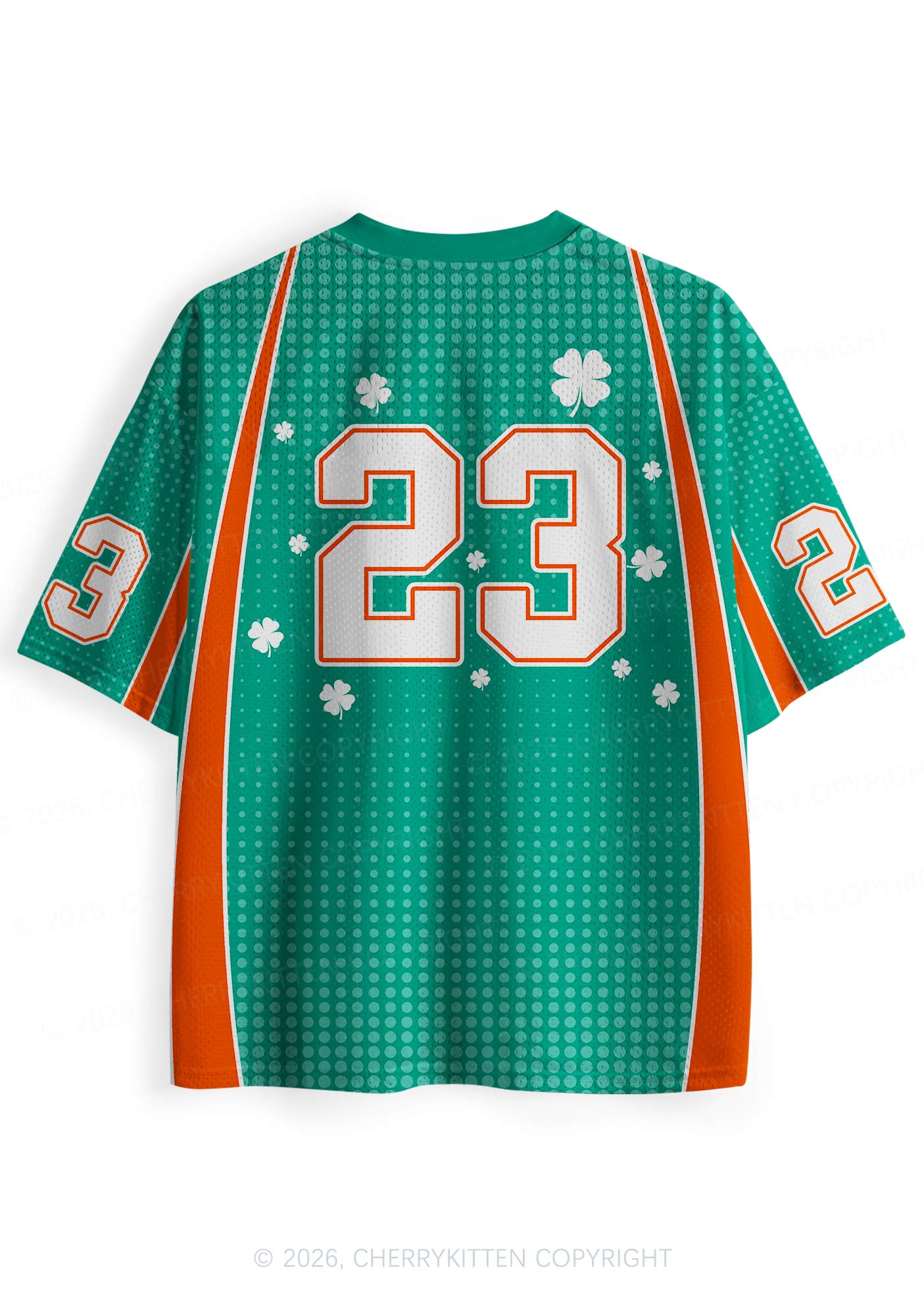 Custom Eire Four Leaf Clover St Patricks Y2K Sport Jersey Shirts Cherrykitten