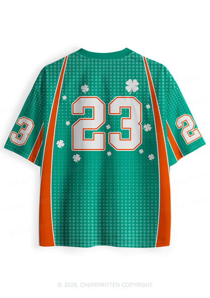 Custom Eire Four Leaf Clover St Patricks Y2K Sport Jersey Shirts Cherrykitten