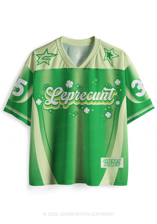 Custom Shamrock Leprecxxt St Patricks Y2K Sport Jersey Shirts Cherrykitten