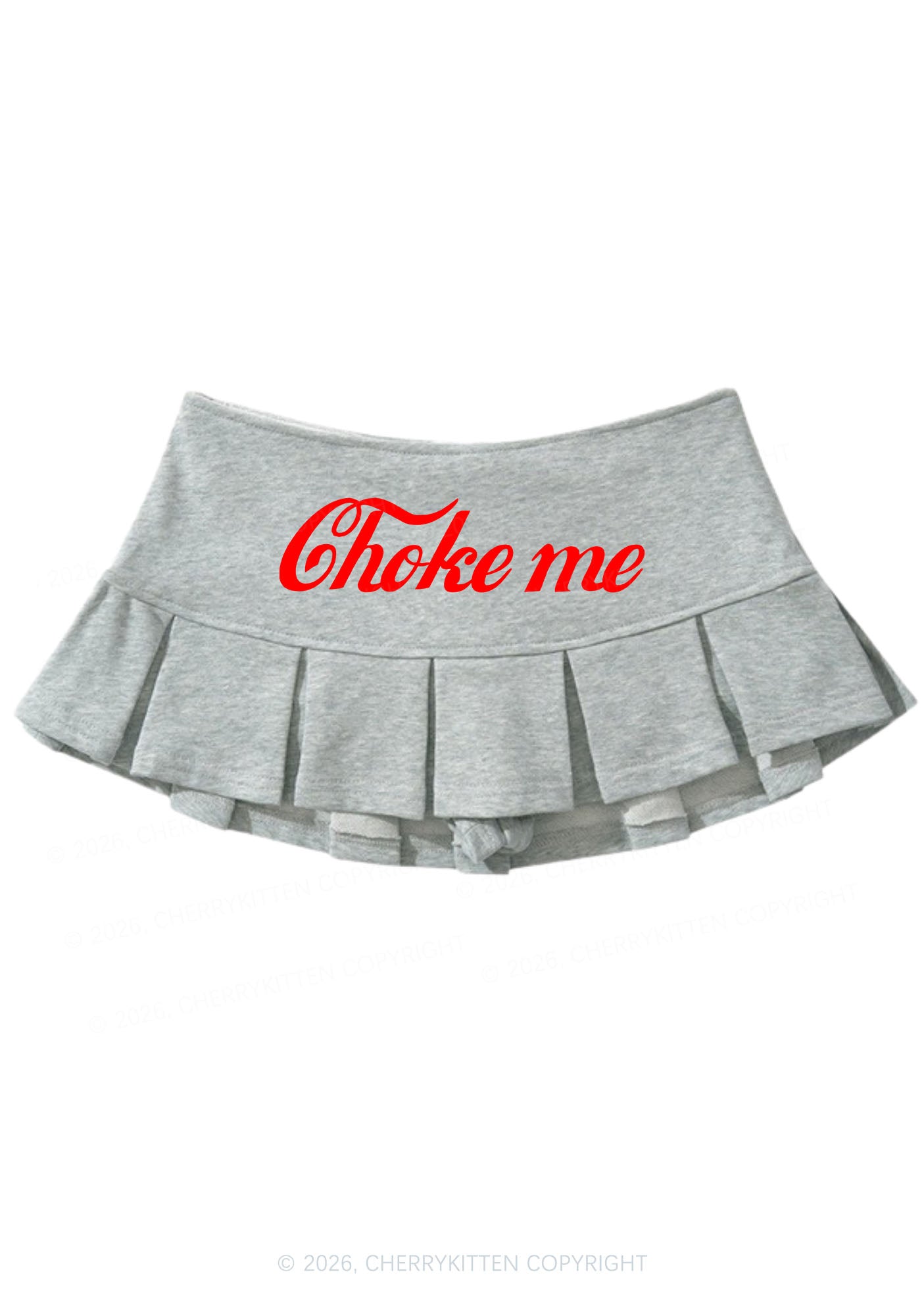 Choke Me Y2K Mini Pleated Skirts Cherrykitten