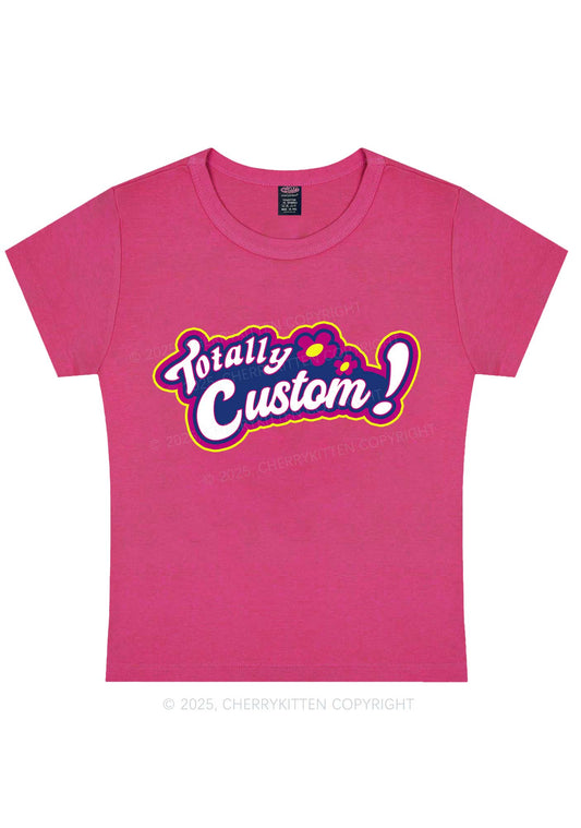 Totally Custom Y2K Baby Tee Cherrykitten