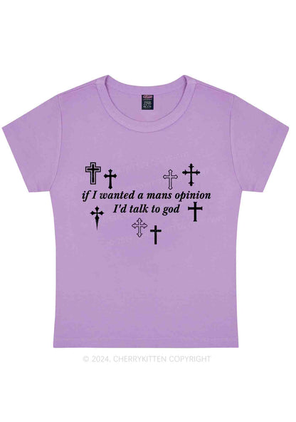 Talk To God Y2K Baby Tee Cherrykitten